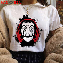Load image into Gallery viewer, Money Heist The House of Paper Print Tshirts Men La Casa De Papel Harajuku T-shirt Summer Bella Ciao T Shirt Cool Top Tees Male
