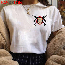 Load image into Gallery viewer, Money Heist The House of Paper Print Tshirts Men La Casa De Papel Harajuku T-shirt Summer Bella Ciao T Shirt Cool Top Tees Male