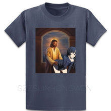Load image into Gallery viewer, Hentai Jesus Japanese anime T Shirt Sunlight New Fashion Tee Shirt Summer Style Customized Over Size S-5XL Shirt
