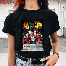 Load image into Gallery viewer, Money Heist The House of Paper Print Tshirts Men La Casa De Papel Harajuku T-shirt Summer Bella Ciao T Shirt Cool Top Tees Male
