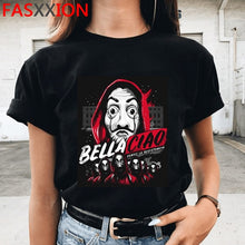 Load image into Gallery viewer, Money Heist The House of Paper Print Tshirts Men La Casa De Papel Harajuku T-shirt Summer Bella Ciao T Shirt Cool Top Tees Male
